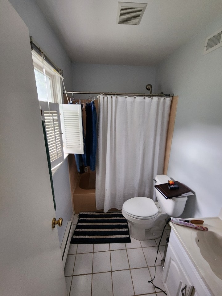shower before